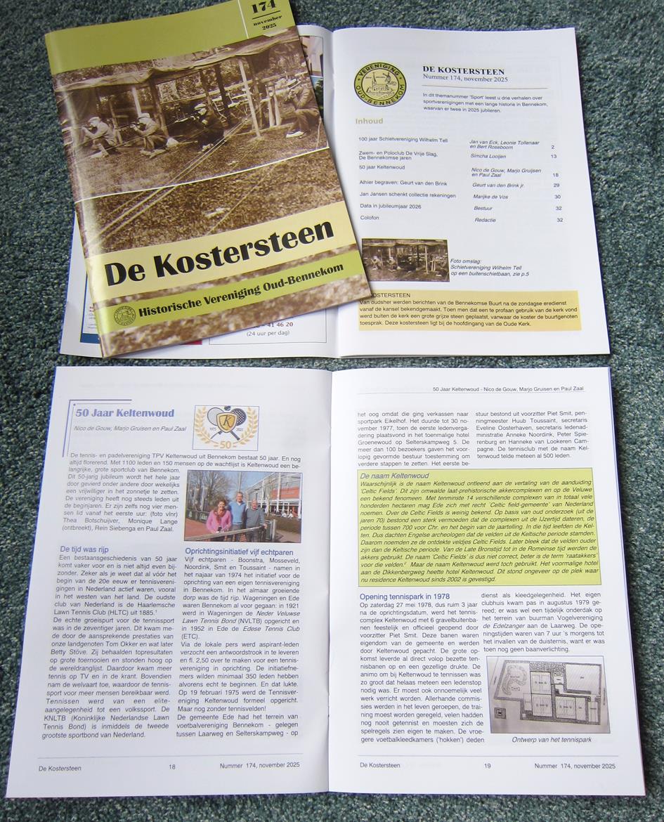 Keltenwoud 50 jaar in De Kostersteen pag. 1 en pag. 18-19 Foto Nico de Gouw.JPG