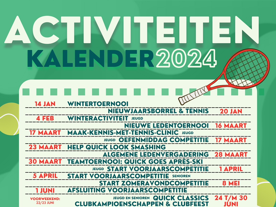 Activiteitenkalender 2024
