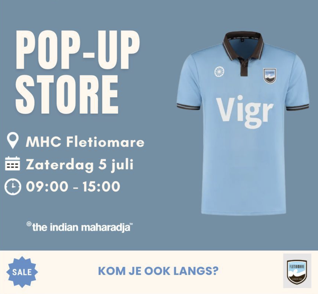 Pop up shop : zaterdag 5 juli