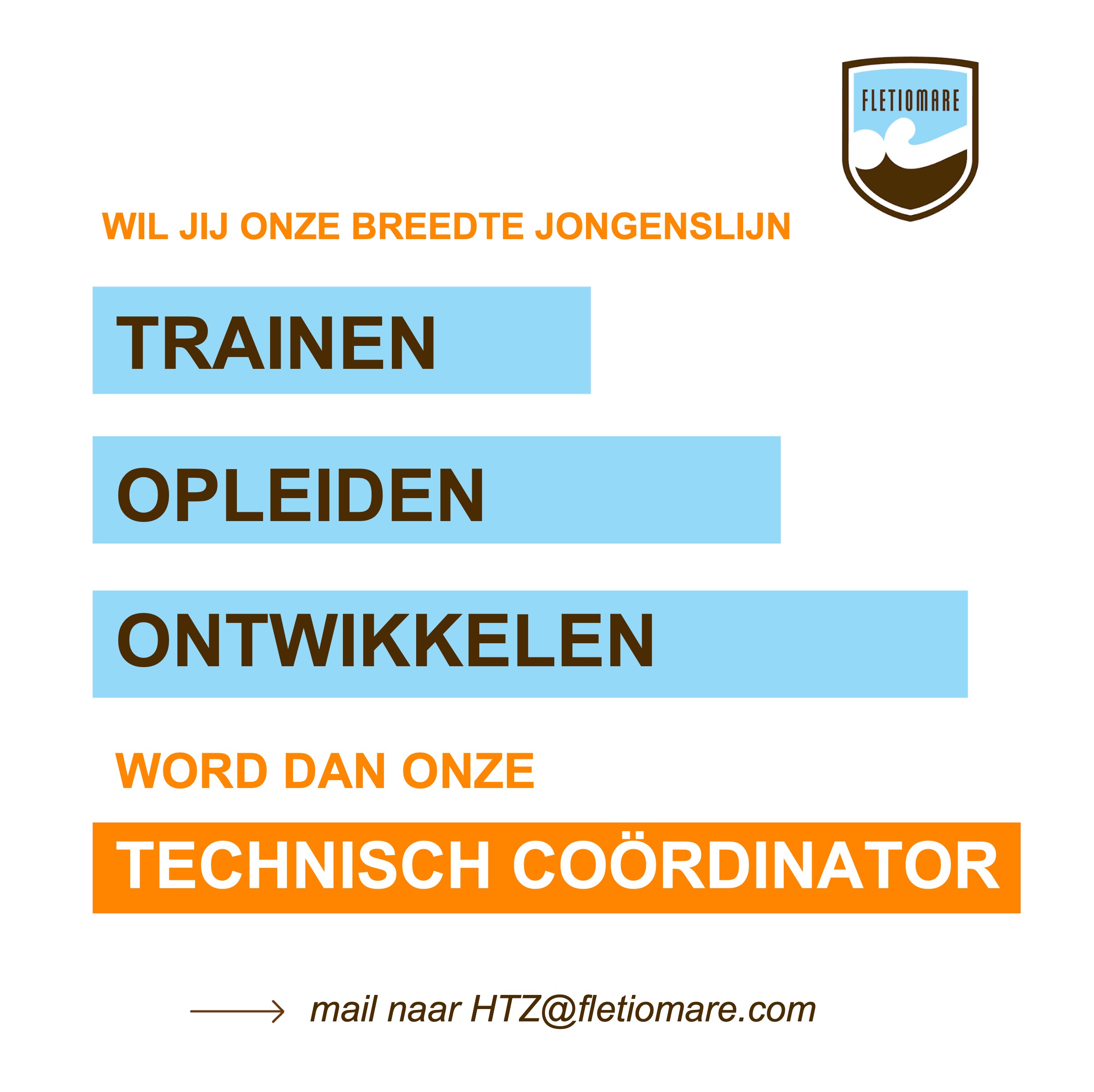 Gezocht: (Blok) Technisch Coördinator