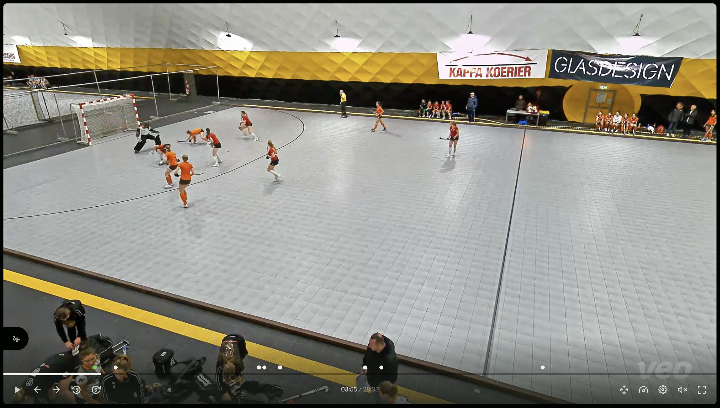 Videoregistratie van wedstrijden in de Dome!