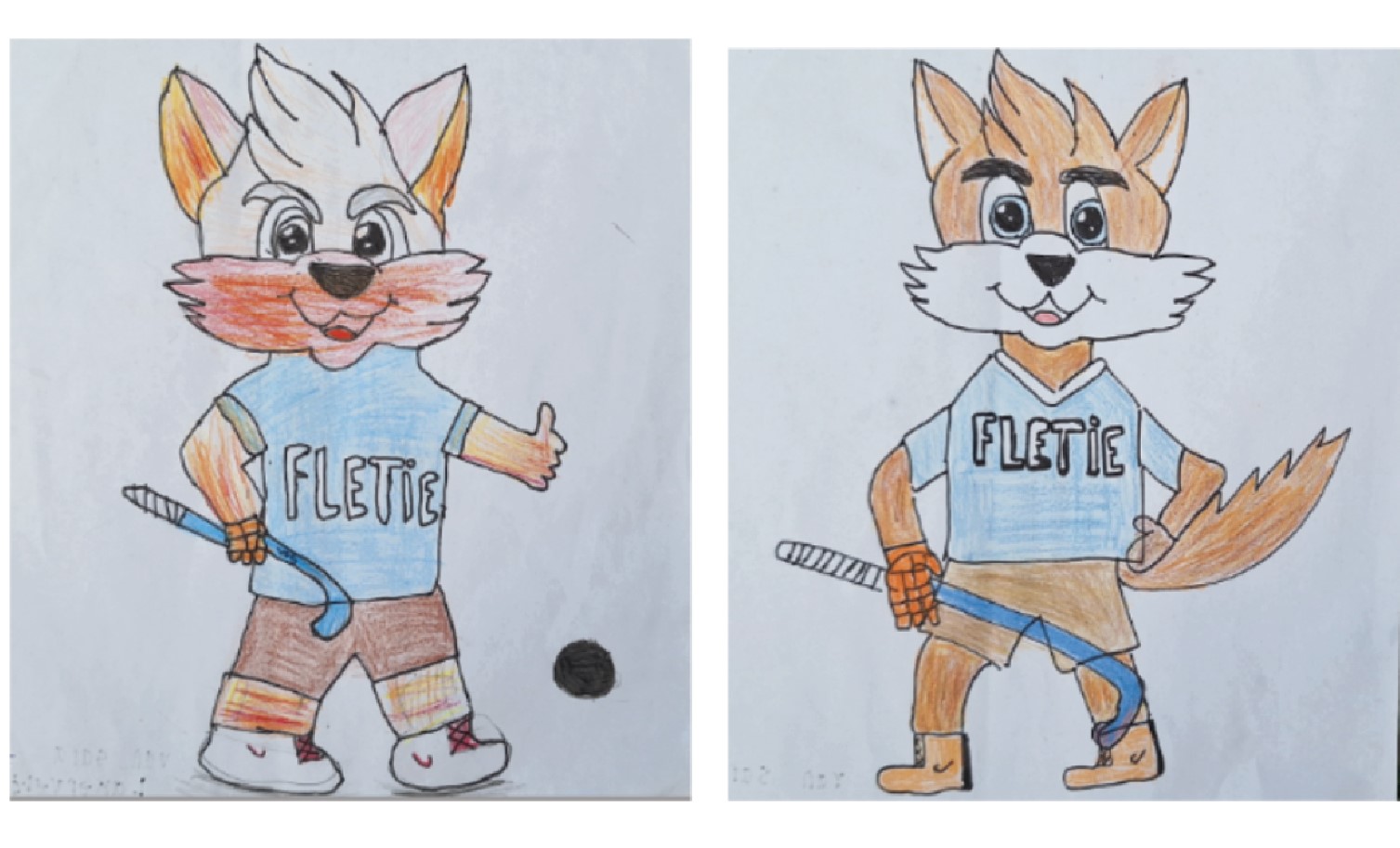 Winnaars yell en mascotte-ontwerp wedstrijd