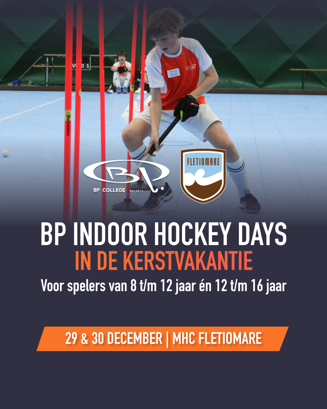 BP Indoor Hockey Days bij MHC Fletiomare, Schrijf je nu in!