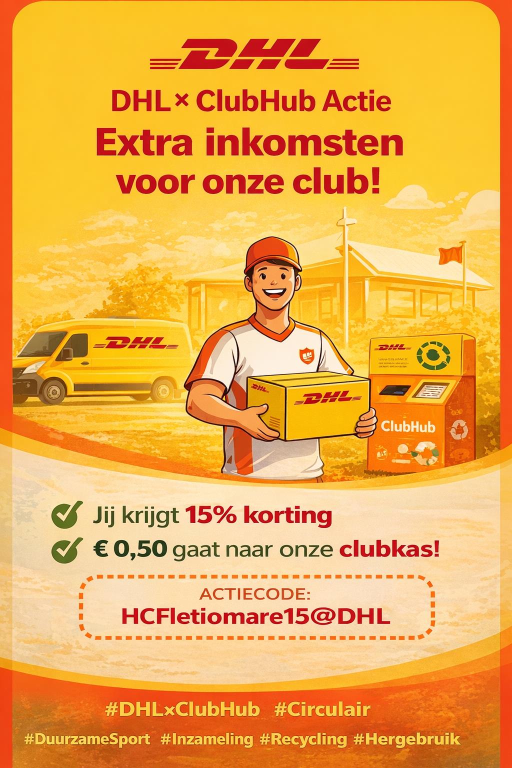 ClubHub x DHL Actie