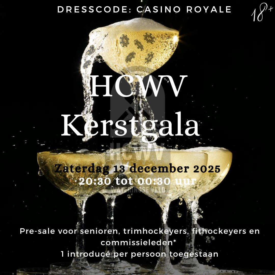 Hockey duel op een waterveld 