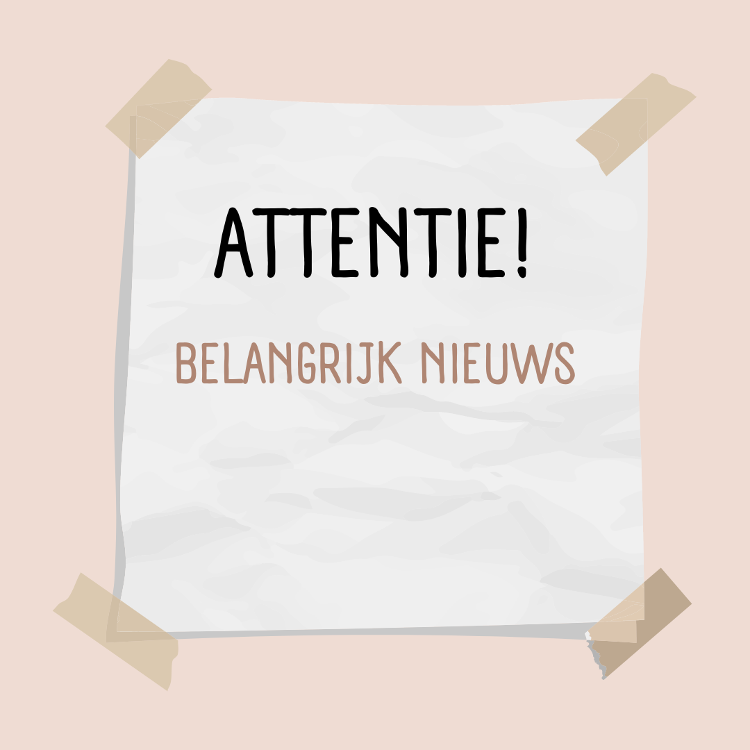 Belangrijk nieuws vanuit de ALV