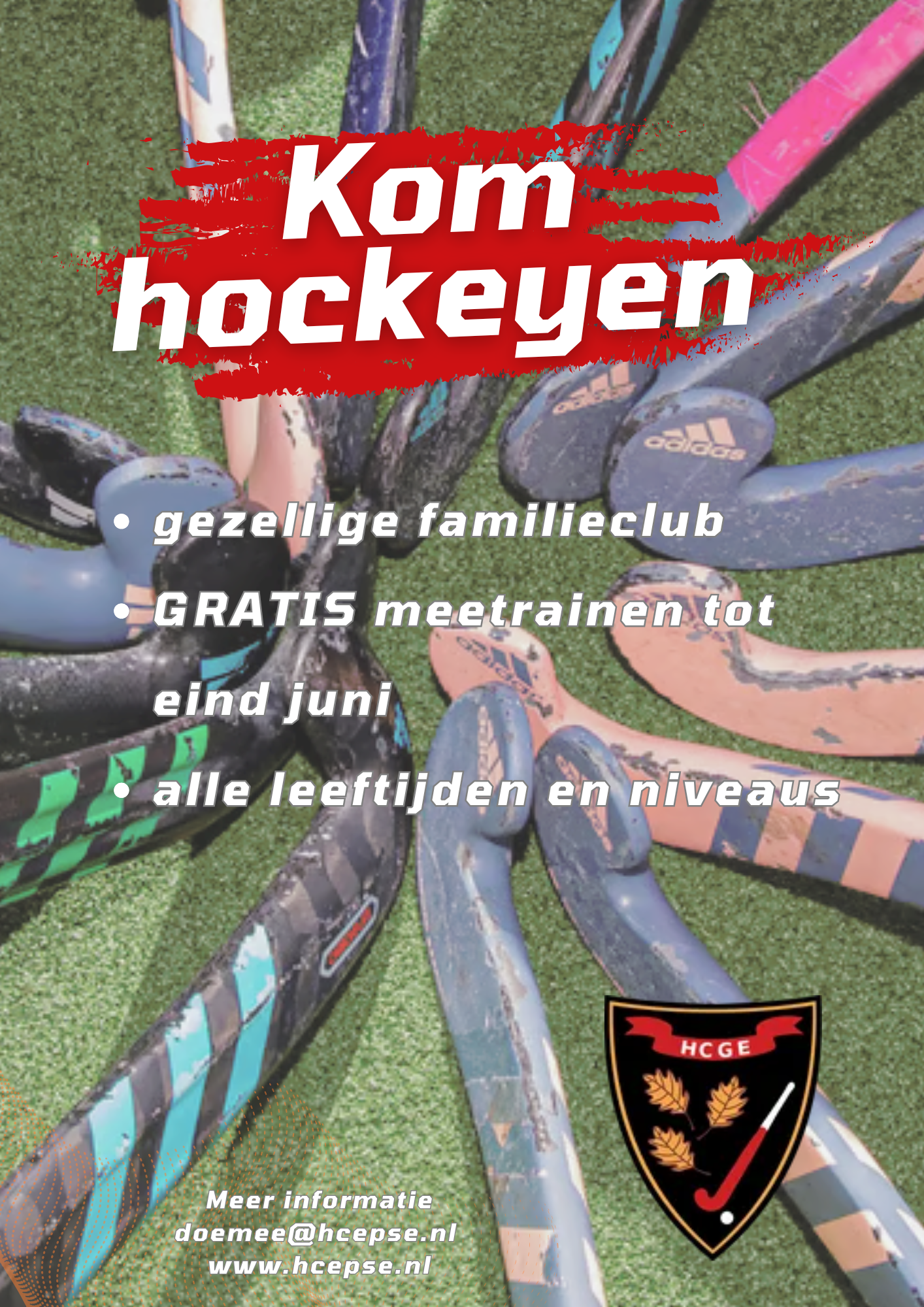 Kom jij ook hockeyen?