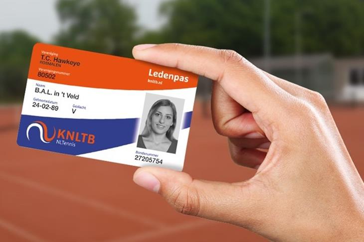 Nieuw Ledenpas KNLTB