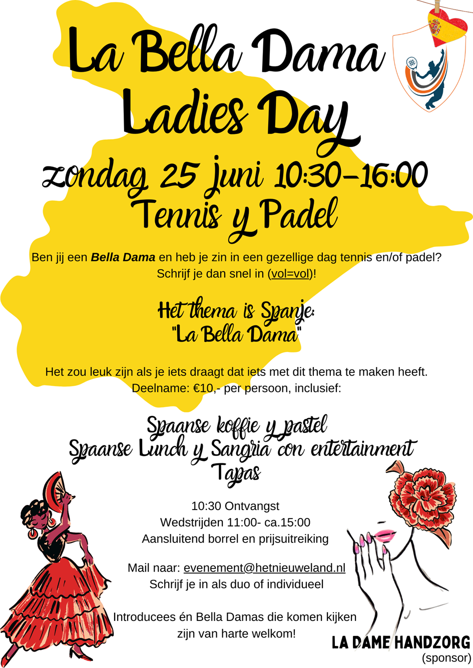 La Bella Dama Ladies day posterformaat.png